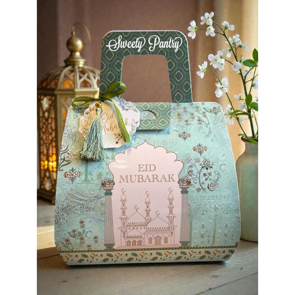 5PCS - LATIFAH - Box hampers Lebaran kotak packaging Idul Fitri jar toples
