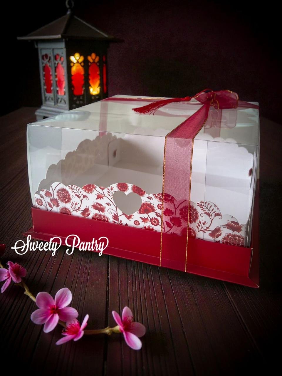 5PCS - MILKA IMLEK 22 - Cake box Dus Toples Imlek Packaging Kue Hampers CNY 22X22X12cm - Image 5