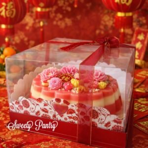 5PCS - MILKA IMLEK 22 - Cake box Dus Toples Imlek Packaging Kue Hampers CNY 22X22X12cm