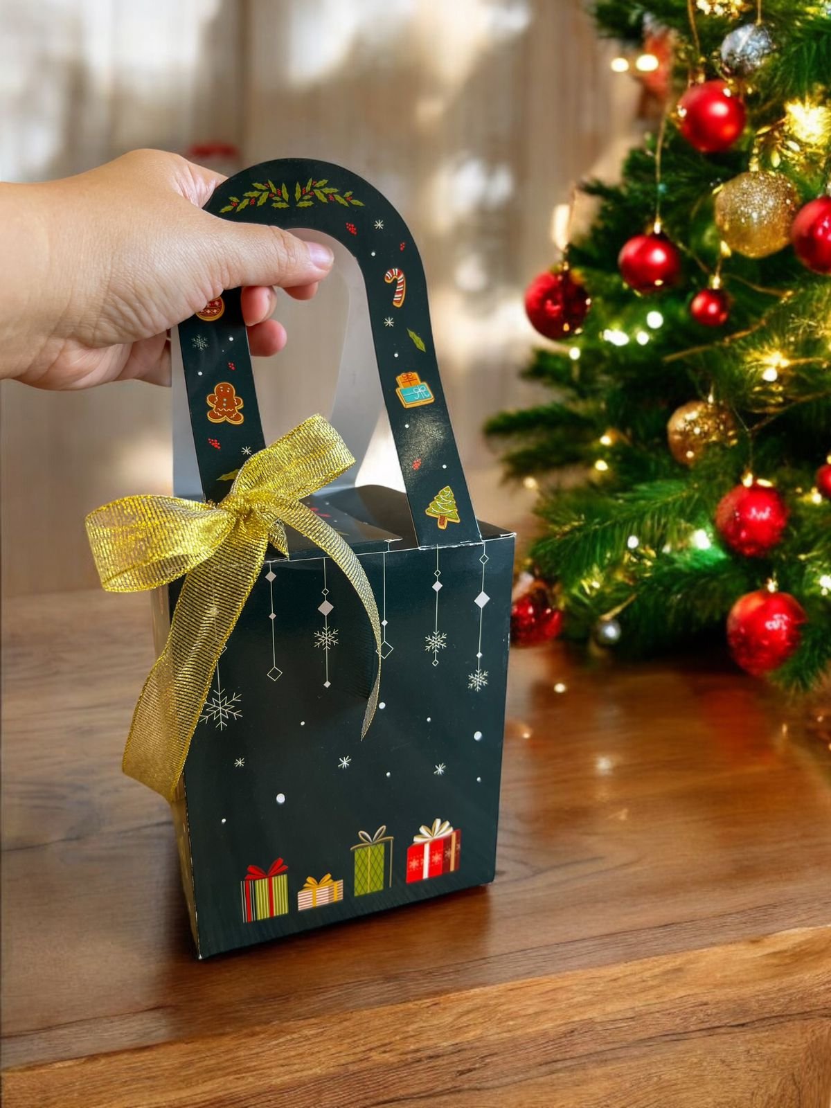 10PCS - MORGAN - Box Toples kotak kue kering Dus Christmas Packaging Natal - Image 5
