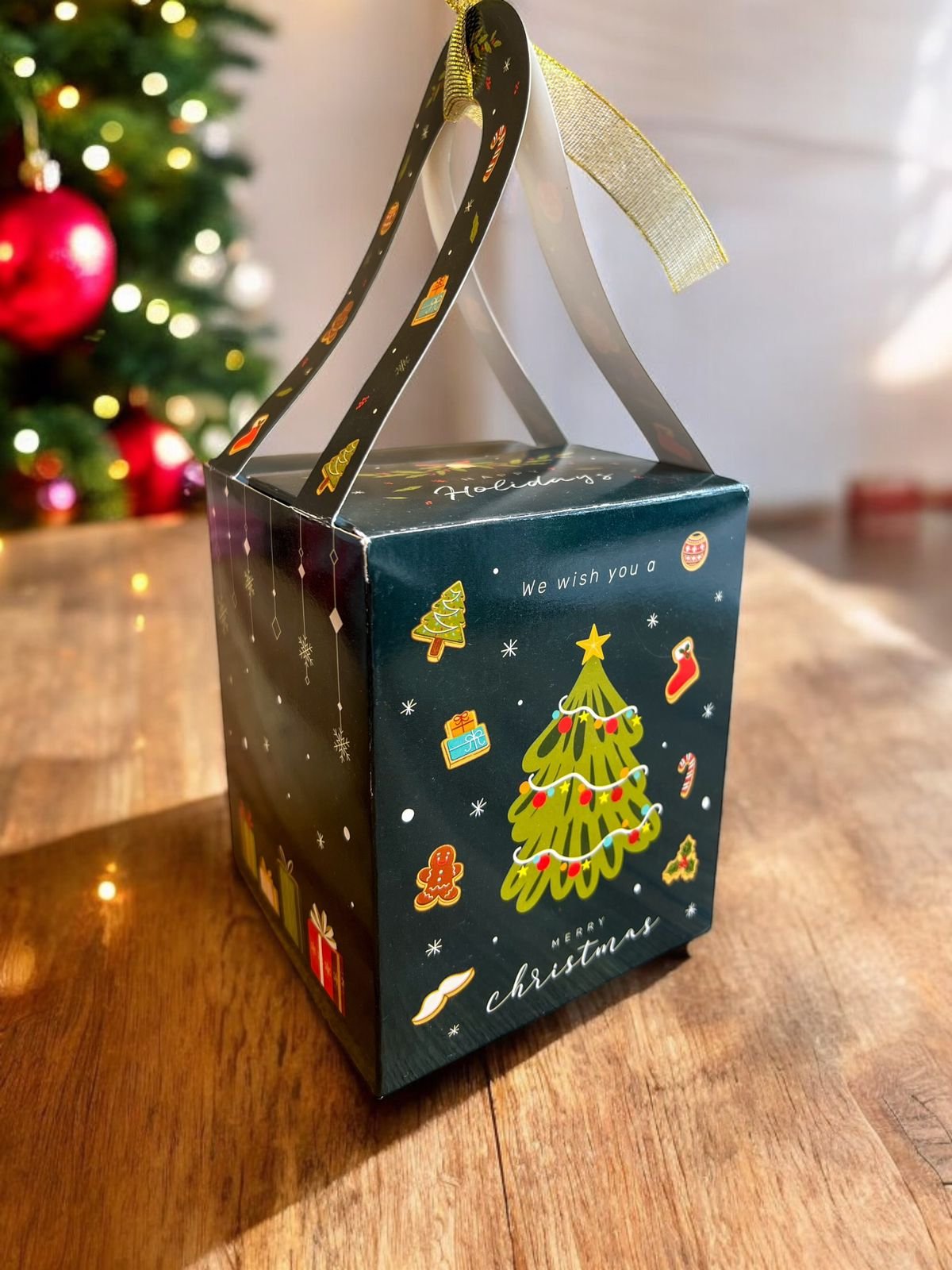 10PCS - MORGAN - Box Toples kotak kue kering Dus Christmas Packaging Natal