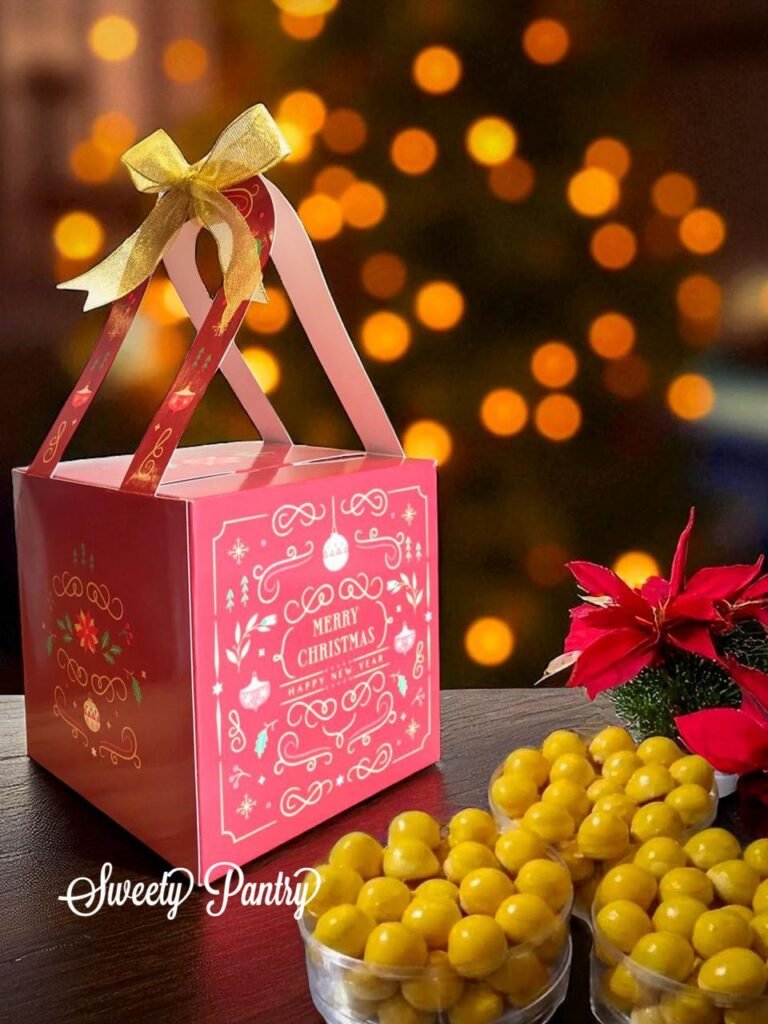 5PCS - NOEL RED - Box Toples kotak kue kering Dus Christmas Packaging Natal