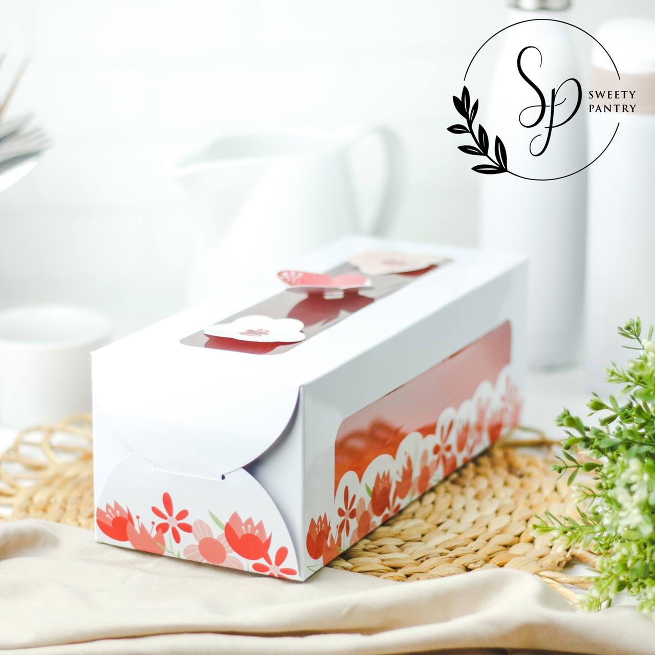 5PCS - RC301210 Pastel - Roll cake box / dus bolu gulung Uk 30x12x10cm - Image 2