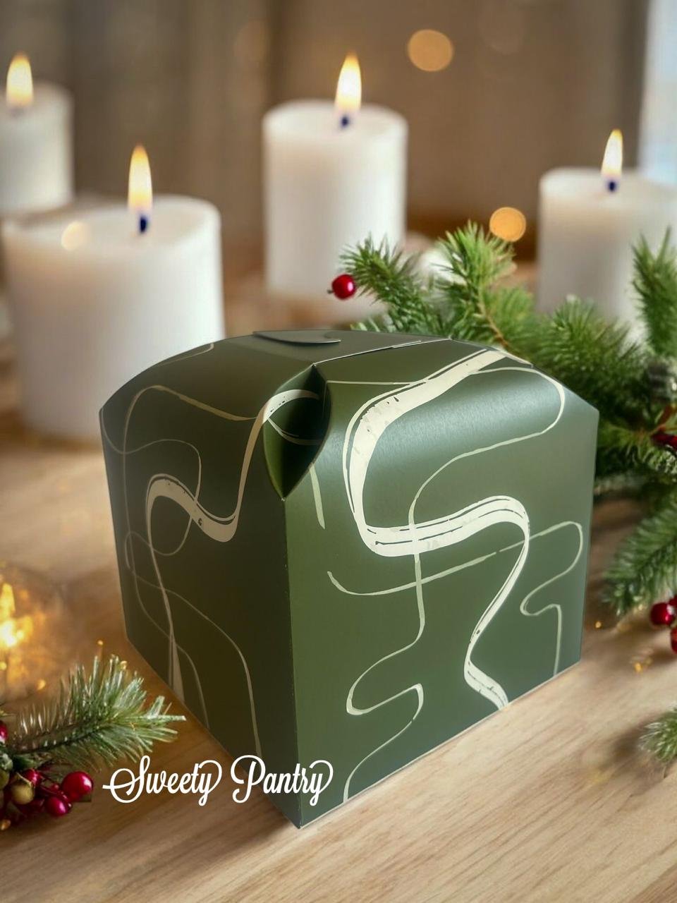 10PCS - TB DOME3 - Dus Kue Kering Chirstmas Box Toples Cookies Hampers Natal - Image 4