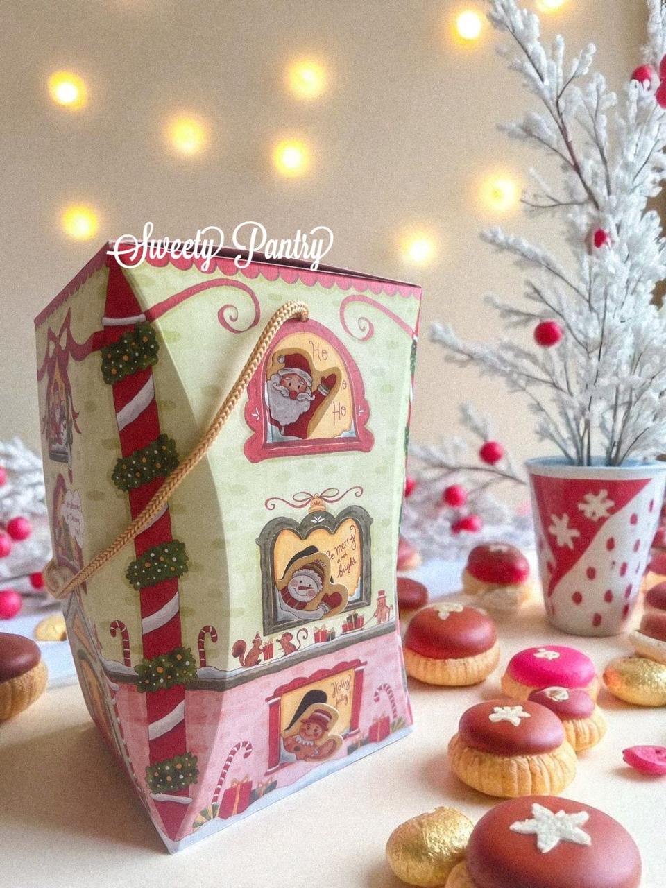 10PCS - TBC MAPLE - Box Toples Hampers Natal Dus Packaging Christmas Kemasan Kue Kering