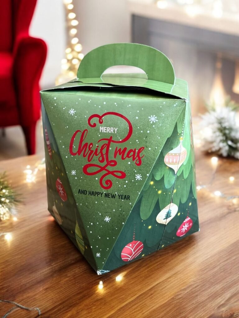 5PCS - TBC12 Pohon Natal - Dus /Packaging kue /Gift Box Uk 12x12x15 cm Natal