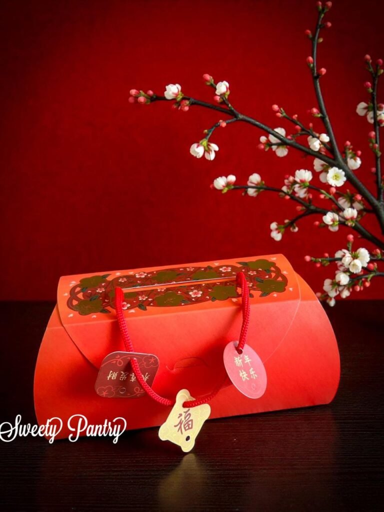 10PCS - TJ CHUKA - Box kotak packaging hampers Imlek dus Toples Jar 300-400 ml CNY