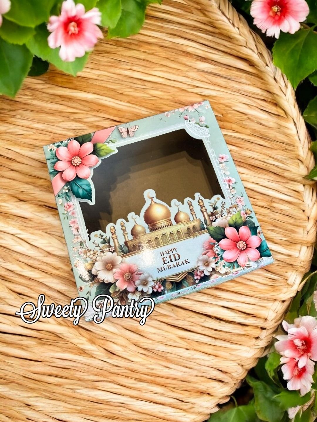 10PCS - UMAR - dus cake box packaging Kotak lebaran idul fitri 22x22x8 cm