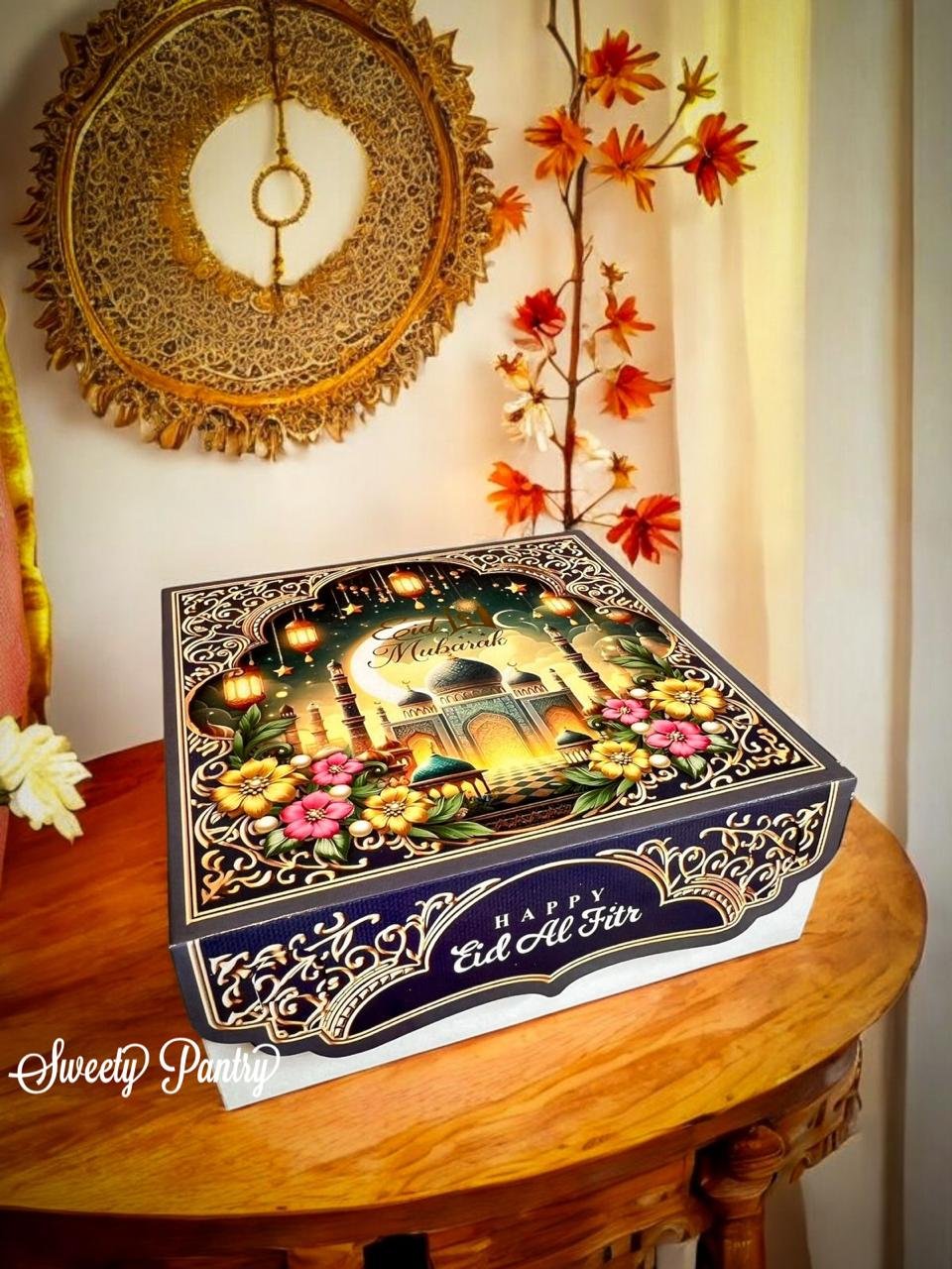 10PCS - UMAR - dus cake box packaging Kotak lebaran idul fitri 22x22x8 cm - Image 4