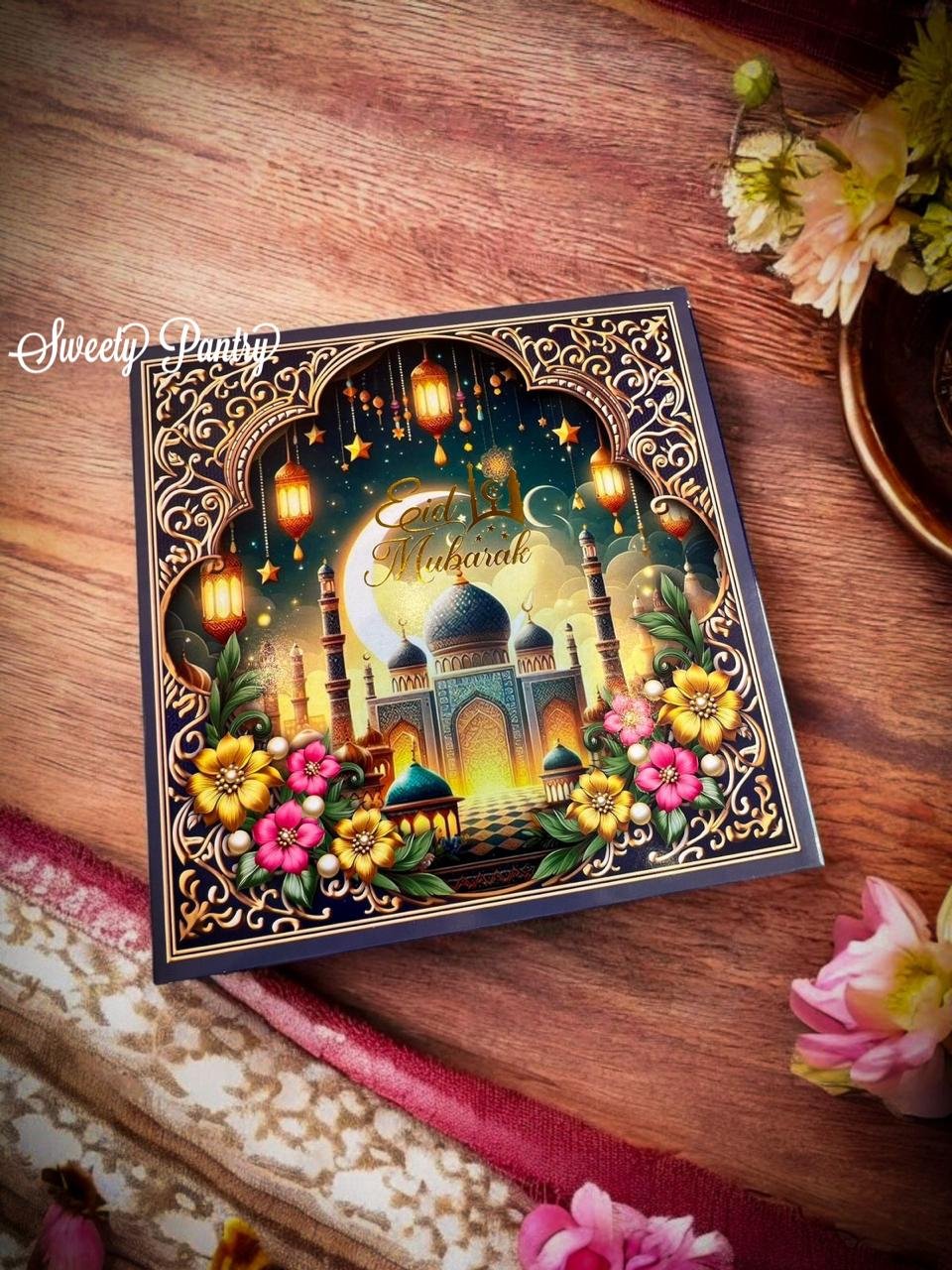 10PCS - UMAR - dus cake box packaging Kotak lebaran idul fitri 22x22x8 cm - Image 3