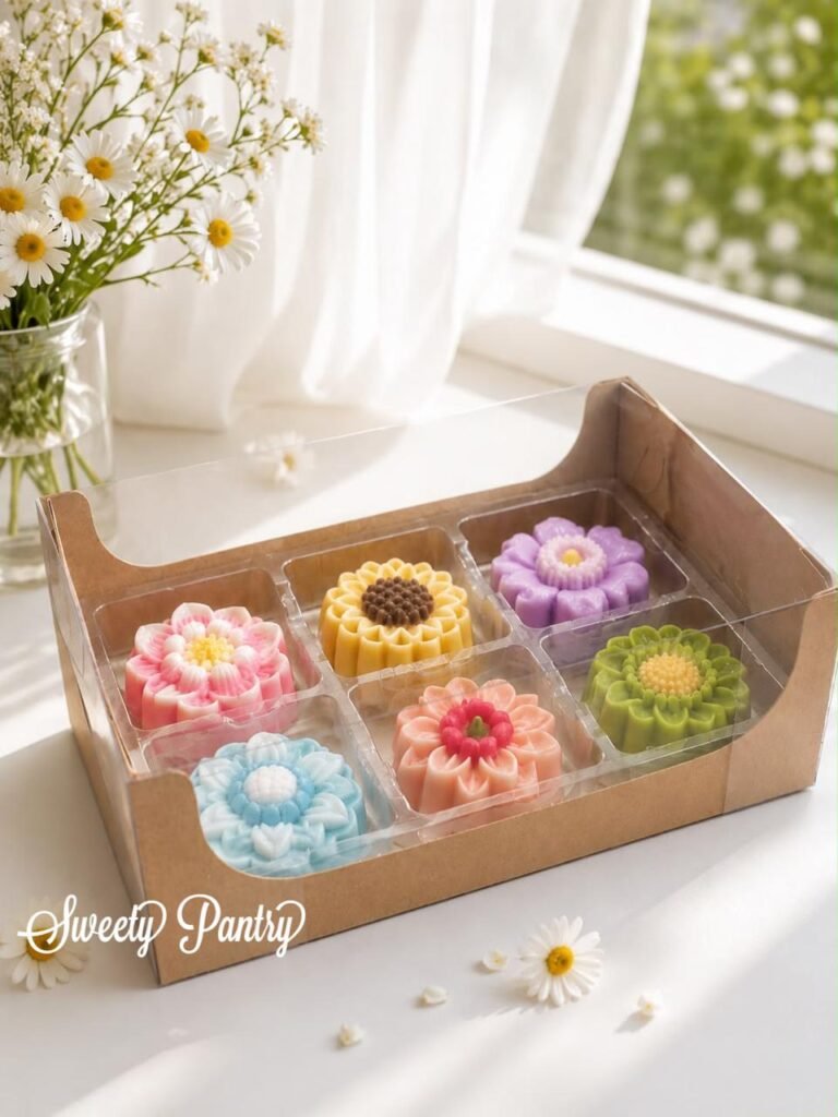 5PCS - WB241709 + MIKA - box kotak packaging mika puding pudding pie kecil mini isi 6