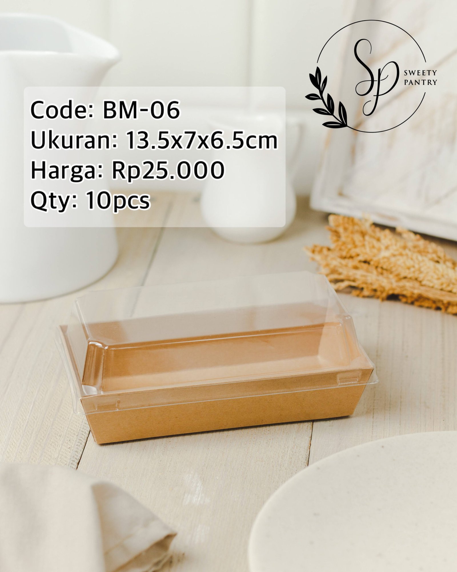 10PCS - BOX MIKA - cake case mika packaging kue salad burger hotdog - Image 5