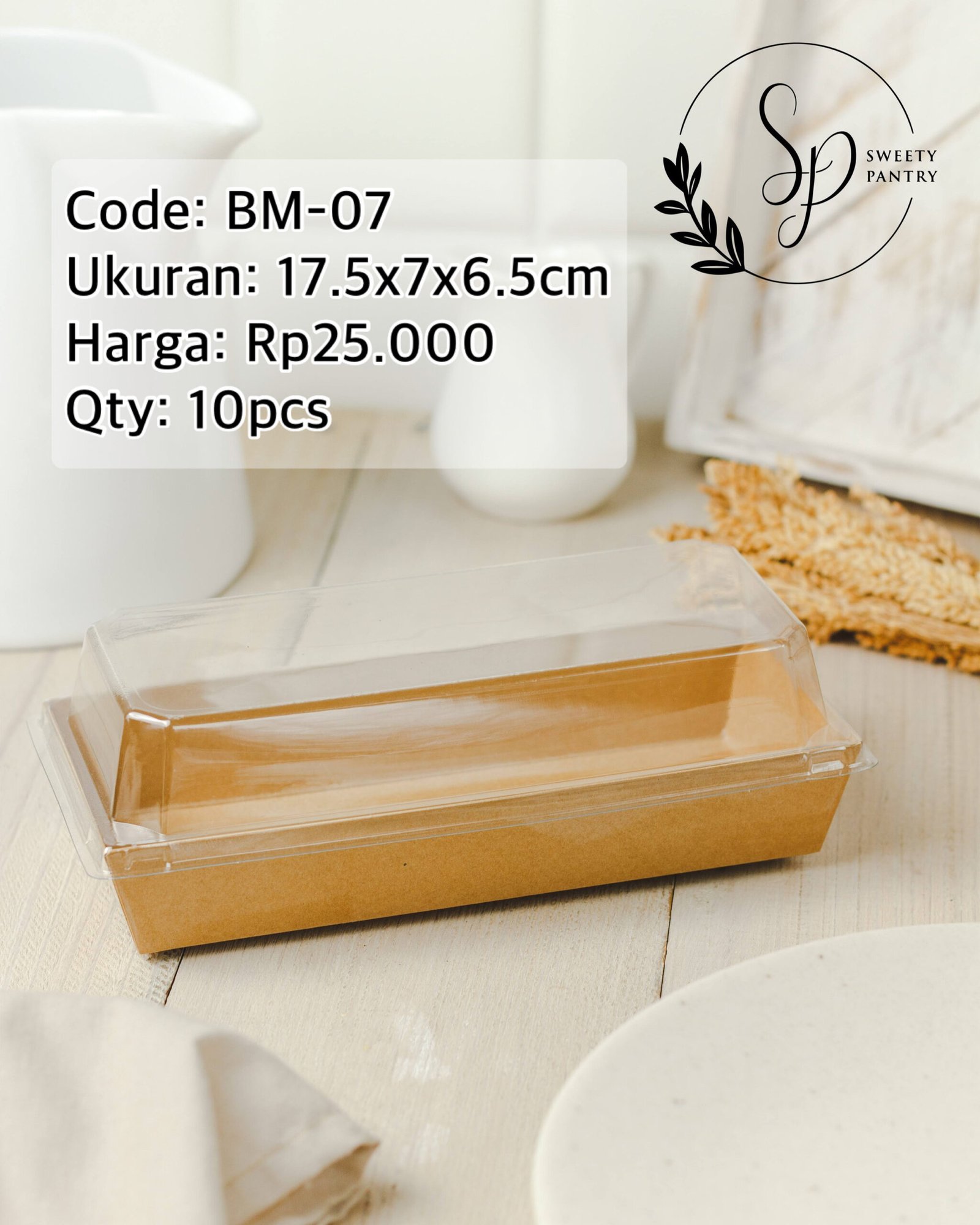 10PCS - BOX MIKA - cake case mika packaging kue salad burger hotdog - Image 6