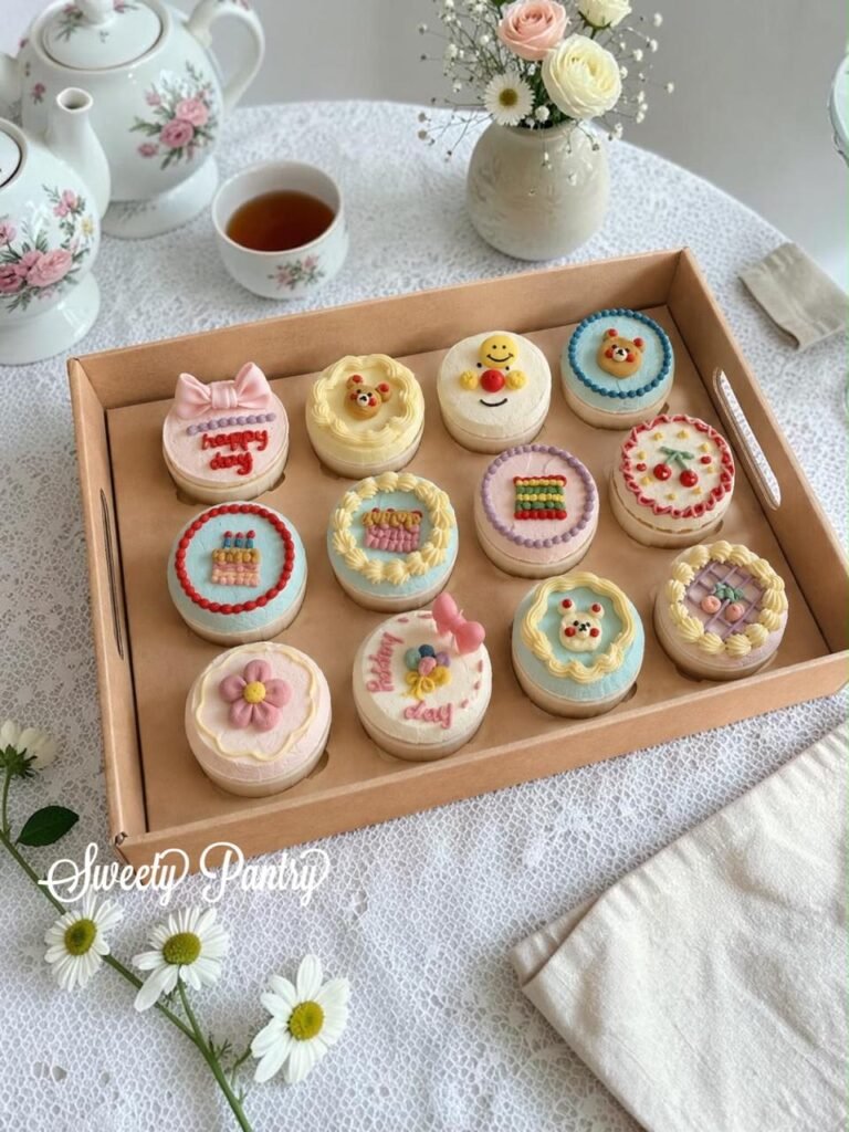 5PCS - BOX TRAY HANDLE - Dus Box tray makanan Packaging Kotak kue hampers Window cake nampan