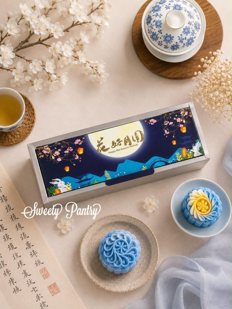 5PCS - MB YELAN - Dus Box Packaging Kotak kue bulan Mooncake isi 3 uk 125gr