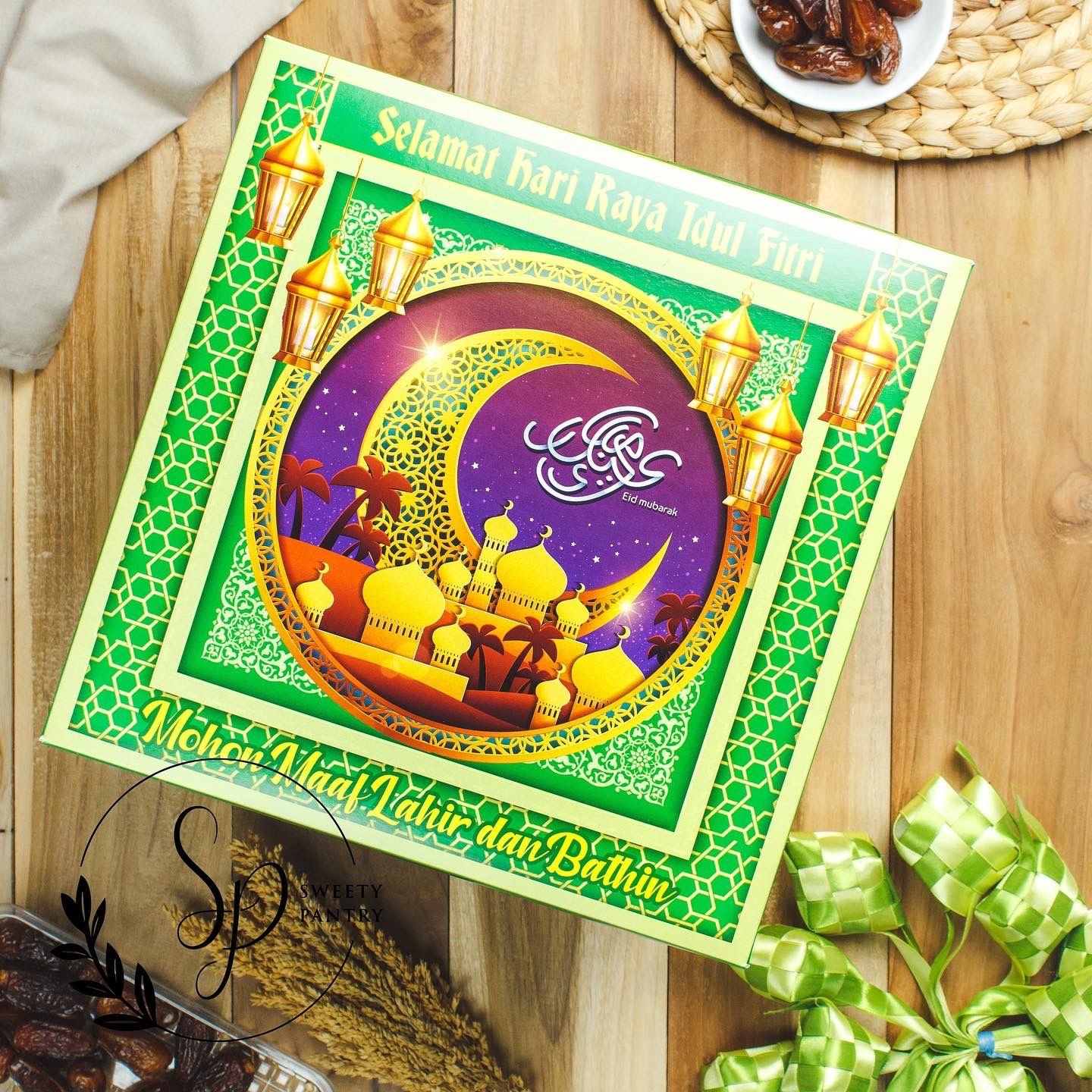 5PCS - TESSY - dus cake box packaging Kotak lebaran idul fitri uk 25x25x25 cm - Image 4
