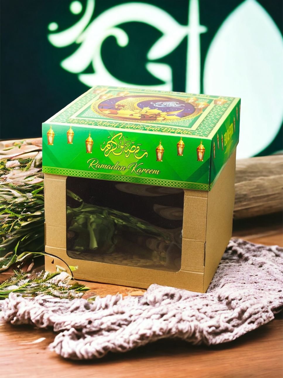 5PCS - TESSY - dus cake box packaging Kotak lebaran idul fitri uk 25x25x25 cm - Image 2