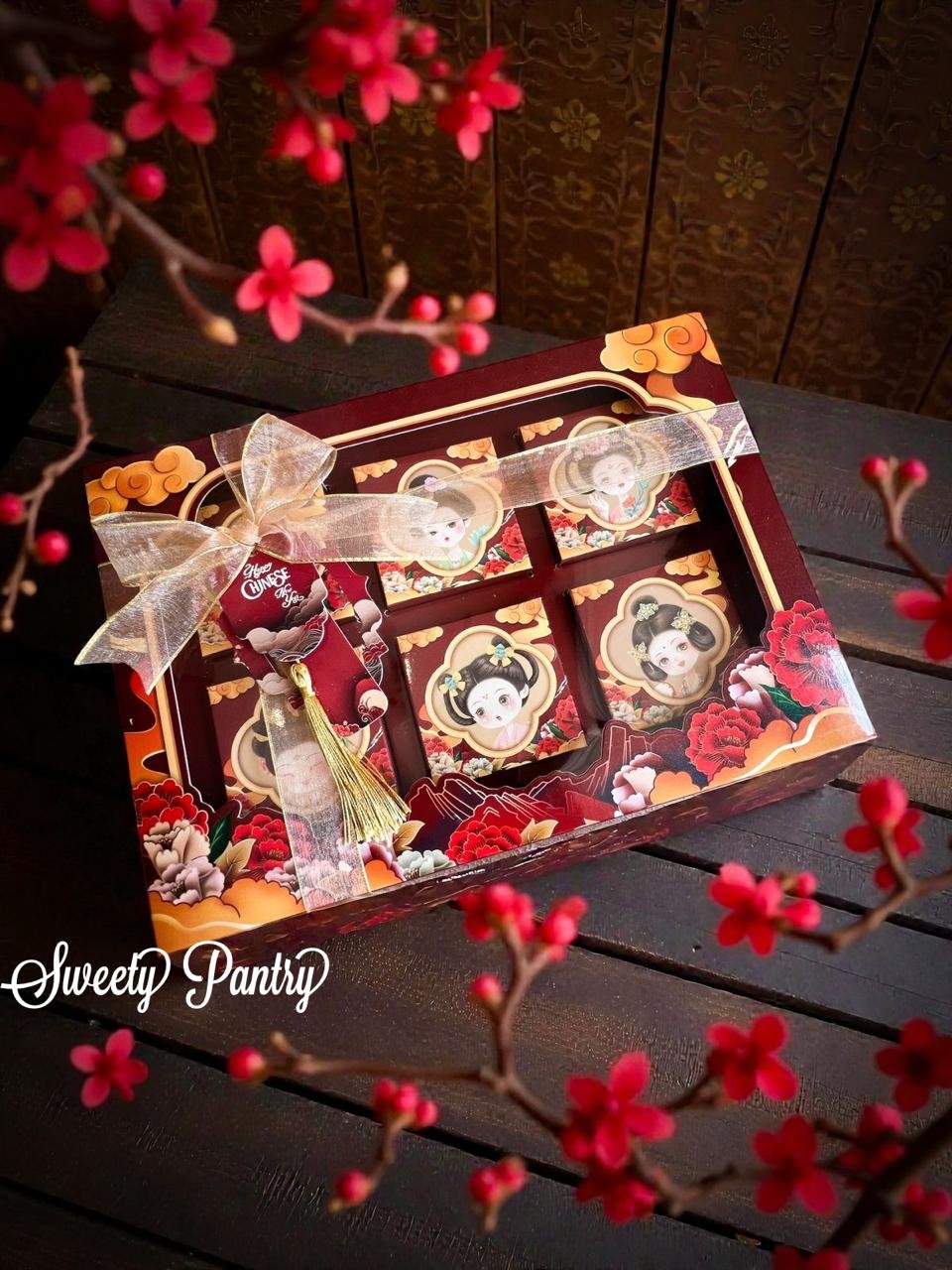 5PCS - YANFEI - Dus Cake Box Imlek Packaging Kotak Mooncake kue bulan CNY - Image 5